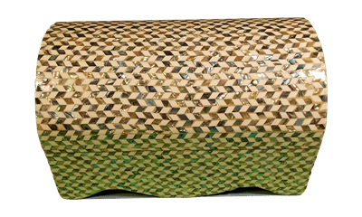 Large white Mother of Pearl Jewellery box