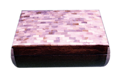 Brics Shaped Mother of Pearl Jewellery box