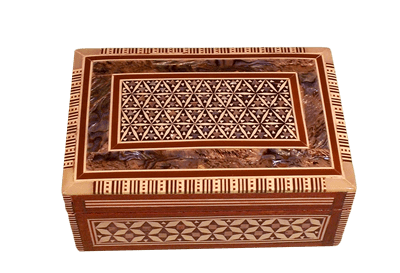 Mother of Pearl rectangular Jewellery box