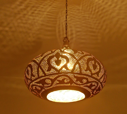 Brass Moroccan Ceiling Lamp Shades